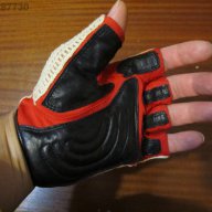 ► мъжки ръкавици, спортни ръкавици от кожа и текстил, моторджийски, рокерски , снимка 1 - Шапки - 11055732