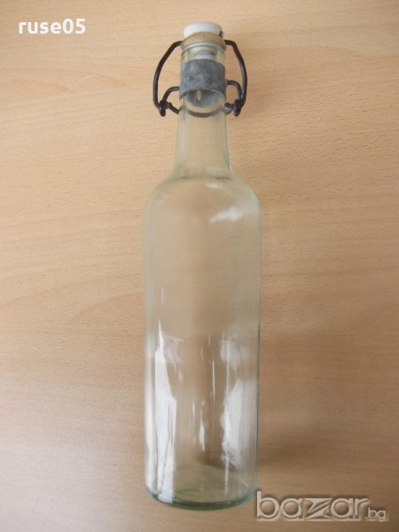 Шише стъклено старо, снимка 1