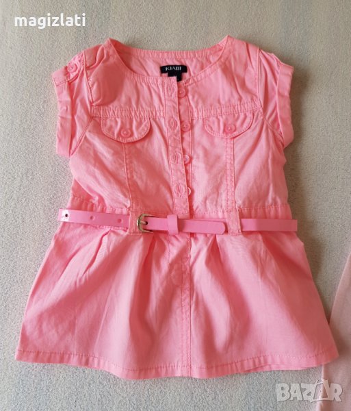 Бебешка рокля с коланче 0-3 месеца, снимка 1