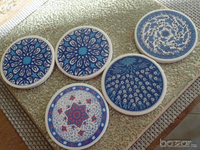 порцеланови подложки за чаши от Турция, снимка 1