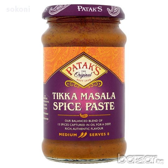 Patak Tikka Masala Paste / Патак Средно Люта Паста Тика Масала 283г;, снимка 1