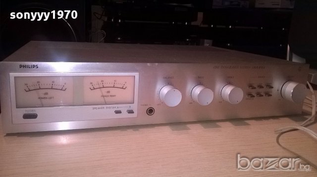 philips stereo amplifier-ретро с чистачки-внос швеицария, снимка 2 - Ресийвъри, усилватели, смесителни пултове - 16019779