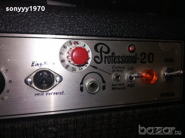 profesional 20 guitar amplifier-46х40х22см-внос швеицария, снимка 9 - Ресийвъри, усилватели, смесителни пултове - 20476240