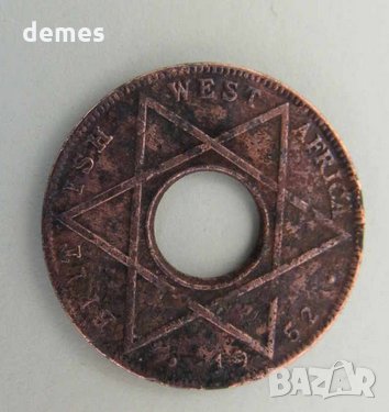  Британска Западна Африка - 1/10 пени, 1952 г. -122 L, снимка 5 - Нумизматика и бонистика - 23825775