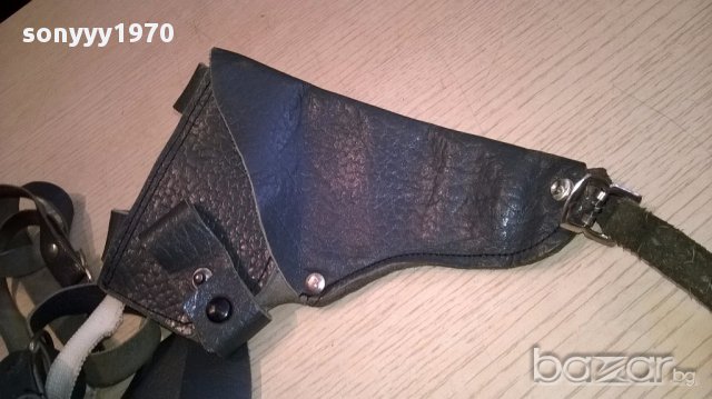 Кобур-кожен с презрамки-внос швеицария, снимка 5 - Оборудване и аксесоари за оръжия - 14786108