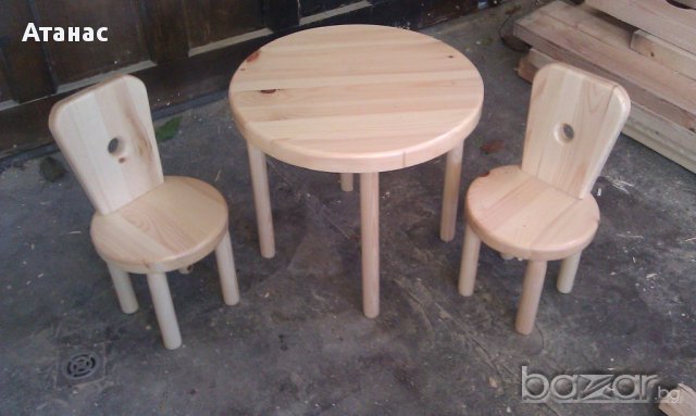 Децка масичка и столчета, снимка 2 - Столове - 11787067