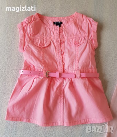 Бебешка рокля с коланче 0-3 месеца