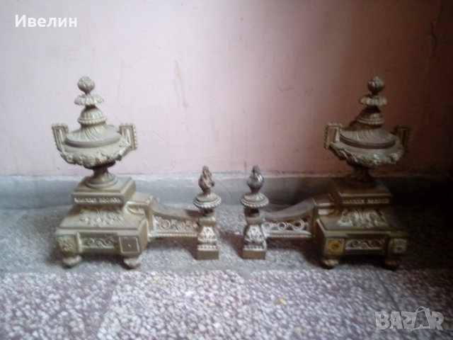 барокови декораци за пред камина, снимка 1 - Антикварни и старинни предмети - 22826273