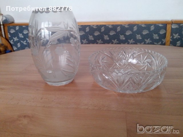 Кристална купа - голяма, снимка 2 - Декорация за дома - 9538008