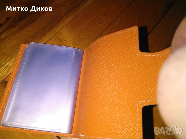 Калъвче визитник кожен Кейсоу, снимка 4 - Портфейли, портмонета - 24840234