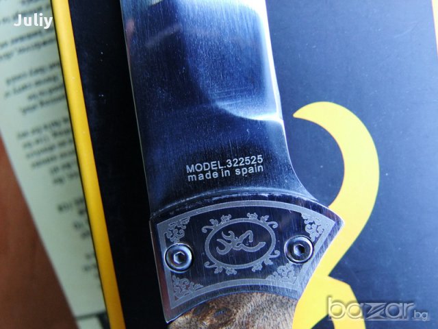 Ловен нож Browning / кожена кания /, снимка 14 - Ножове - 12690647