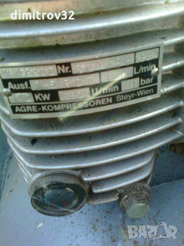 Компресор едноцелиндров немски, снимка 2 - Други машини и части - 23412416