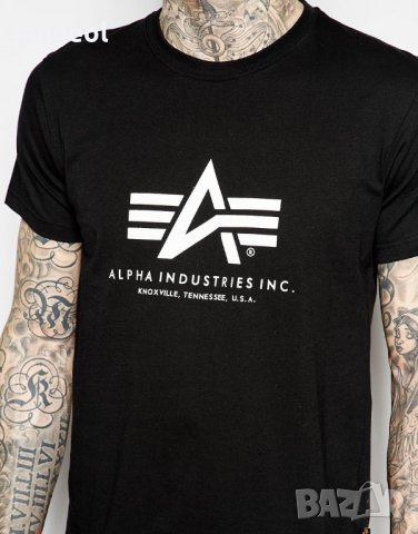 Нова Мъжка Тениска  ALPHA INDUSTRIES реплика размери XS-5XL, снимка 2 - Тениски - 25937105