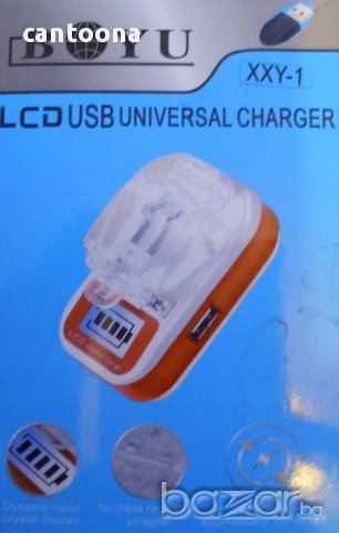 Универсално зарядно устройство за Li Ion батерии с LCD екран, снимка 1 - Оригинални батерии - 13659533