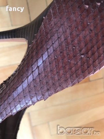 Нови обувки Zara, естествена кожа, снимка 6 - Дамски обувки на ток - 17617501