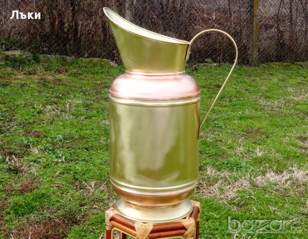 Кана,ваза,съд за чадъри,бастуни от мед и месинг 1.8 кг.