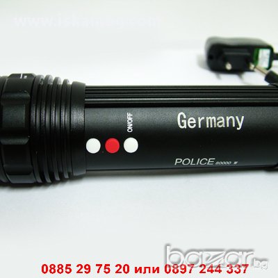 Мощен Q5 LED фенер с аварийни светлини, снимка 3 - Други - 12392058