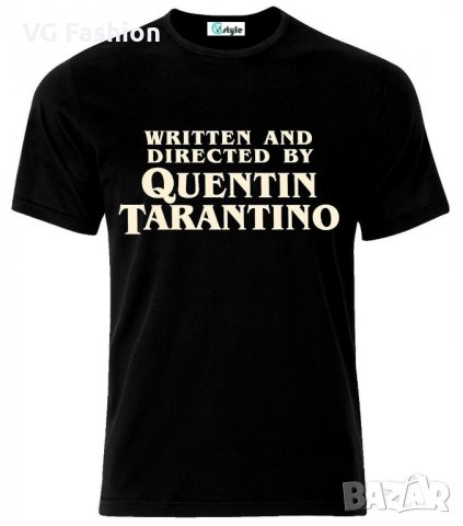 Мъжка тениска Written and Directed by Quentin Tarantino, снимка 1