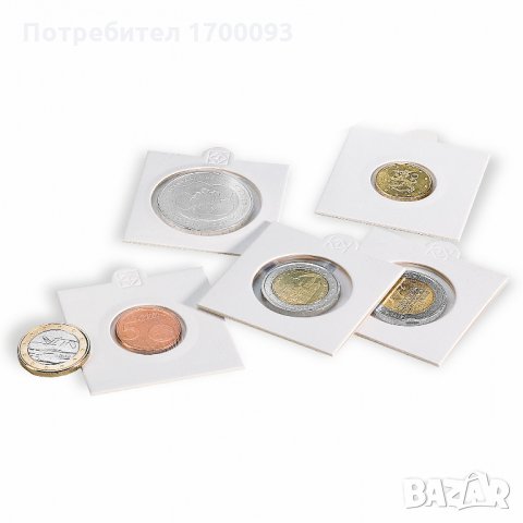 картончета за монети - Leuchtturm - самозалепващи се , снимка 2 - Нумизматика и бонистика - 24124257