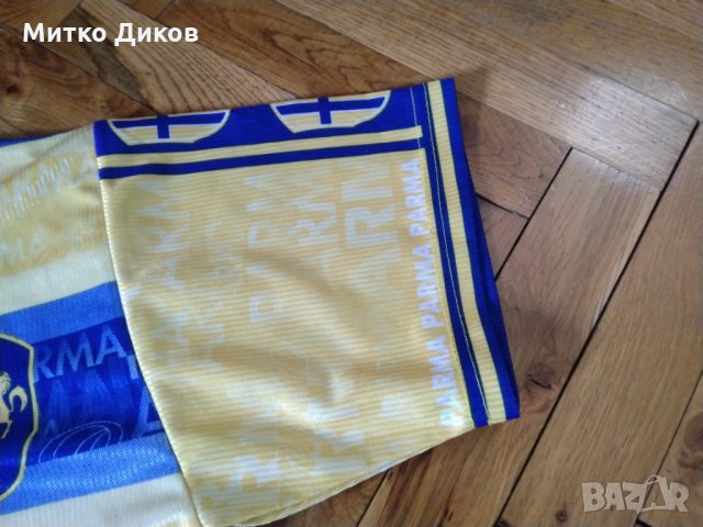 Парма тениска 2000-01 фенска на Гол №10Аморозо размер С, снимка 3 - Футбол - 25091908