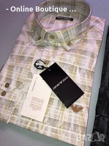 Armani мъжка риза КОД 13, снимка 2 - Ризи - 25687758
