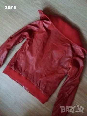 кожено яке Stradivarius, снимка 4 - Якета - 23229198