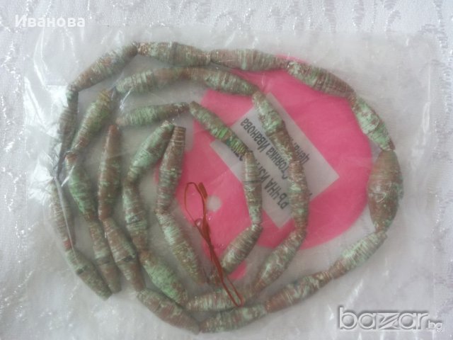 Ръчна изработка на бижута от хартия и квилинг  0.50лв, снимка 3 - Колиета, медальони, синджири - 18186651