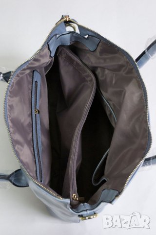 Дамска чанта в синьо марка Ines Delaure , снимка 4 - Чанти - 22360750