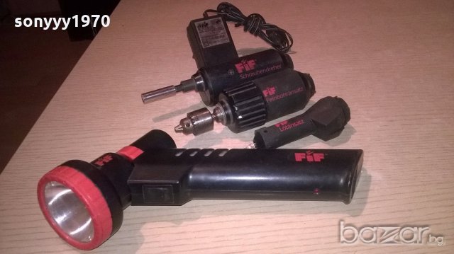 fif-прожектор+бормашина+винтоверт+поялник-внос швеицария, снимка 3 - Винтоверти - 19917300