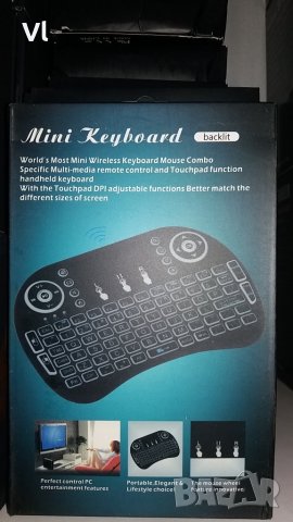 Смарт-Безжична клавиатура с TouchPad. смартфон, компютър,TVbox, смарт TV, снимка 5 - Селфи стикове, аксесоари - 26073257