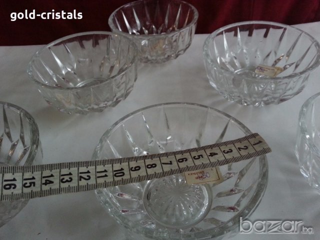  кристални купички , снимка 5 - Антикварни и старинни предмети - 20484471