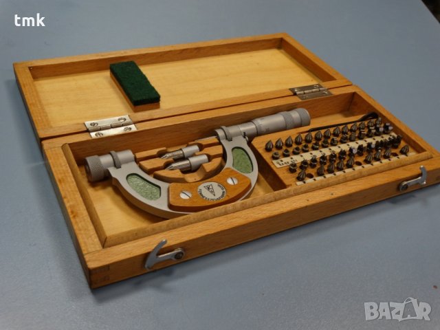 Микрометър резбомер 25-50 mm, снимка 2 - Шублери - 25198183