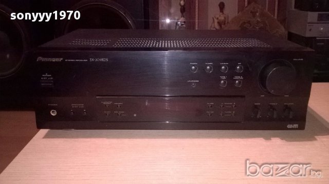 Pioneer sx-209rds stereo receiver-370w-made in uk-внос швеицария, снимка 2 - Ресийвъри, усилватели, смесителни пултове - 17491048