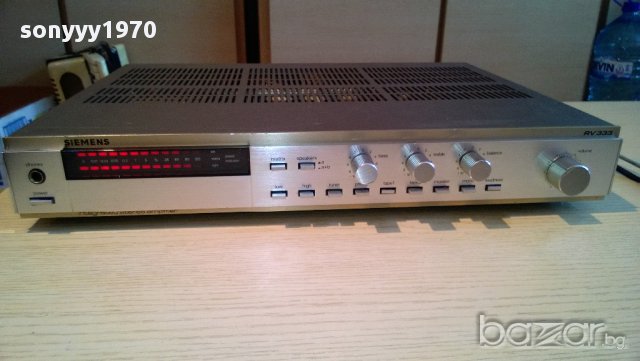 siemens rv-333 stereo amplifier-380watts-внос швеицария, снимка 5 - Ресийвъри, усилватели, смесителни пултове - 11444787
