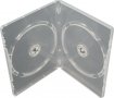 Нова кутия за DVD (DVD Box) двойна 14mm, прозрачна - нови кутии, снимка 2