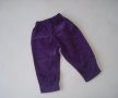  Кокетни лилави панталони за момиче,1-2 год. , снимка 1 - Панталони и долнища за бебе - 16393913