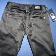 Poison scorpion jeans - плътен панталон с еластичност и сатенен ефект, снимка 7 - Панталони - 9141962