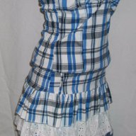 Еластична дизайнерска рокля с бюстие "Lilia"fashion / унисайз , снимка 1 - Рокли - 15515316
