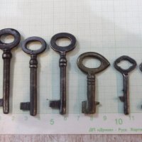 Лот от 13 бр. стари ключета за ключалки, снимка 2 - Други ценни предмети - 19956108