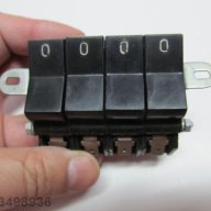 Български Бакелитов ключ 4 секции по 16 ампера , 250v, Т125, Български превключвател, снимка 1 - Други - 11326129