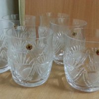 кристални чаши  , снимка 1 - Антикварни и старинни предмети - 24197362
