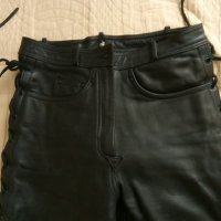 Рокерски  кожени панталони, снимка 2 - Панталони - 23353389