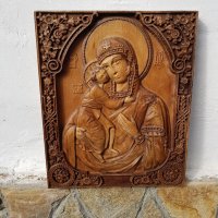 Дърворезба, Икони ИСУС ХРИСТОС или Богородица 