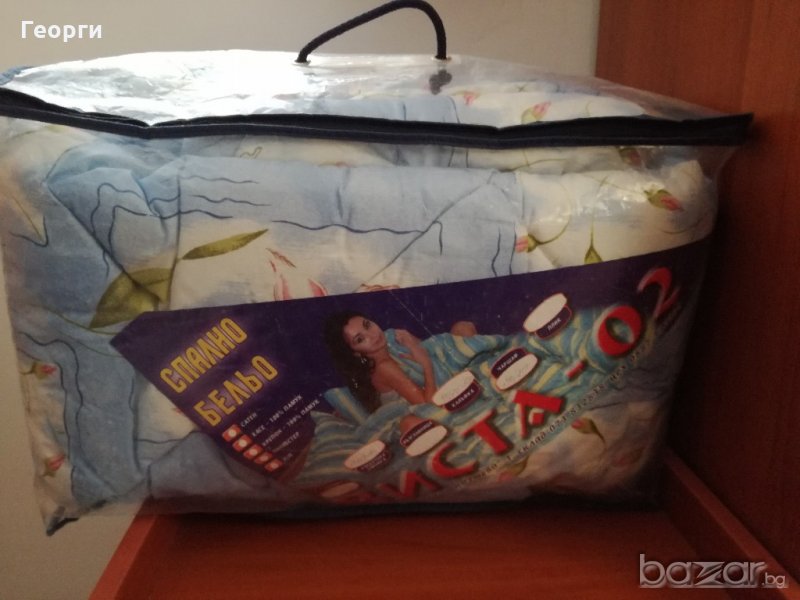 Комплект олекотена завивка, калъфка и чаршаф, снимка 1