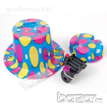 Карнавална шапка, правеща сапунени балони., снимка 1