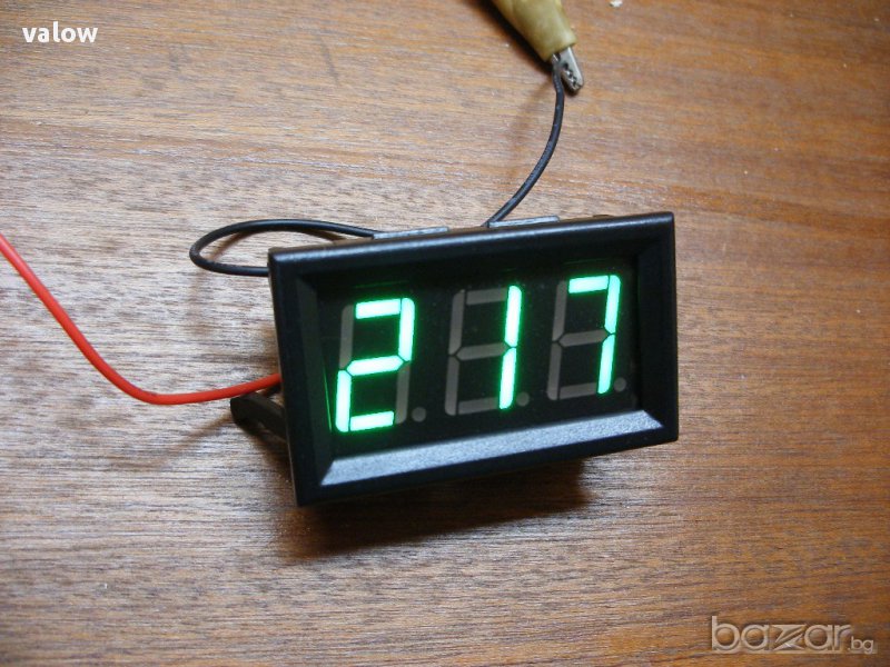 Волтметър променливо напрежение AC 60 - 500v панелен цифров дигитален, снимка 1