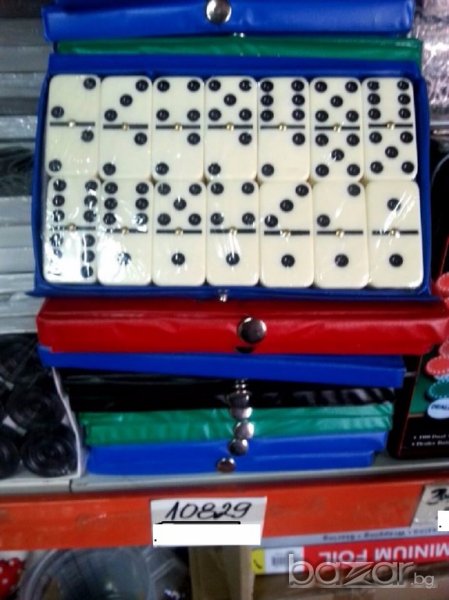 Домино в бяло,имитация на кост, снимка 1