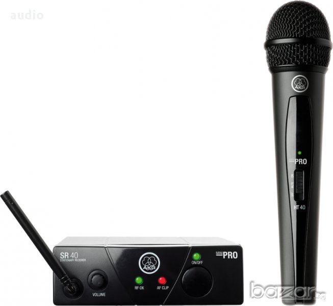Безжичен микрофон AKG WMS40MINI VOCAL SET, снимка 1