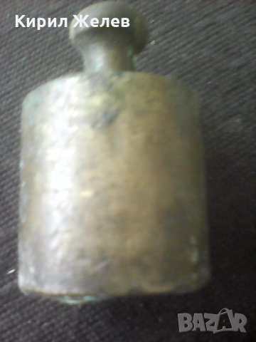 Стара бронзова тежес А 487 , снимка 3 - Колекции - 26045442