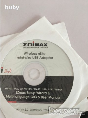 USB WiFi приемник EDIMAX, снимка 3 - Рутери - 15840575